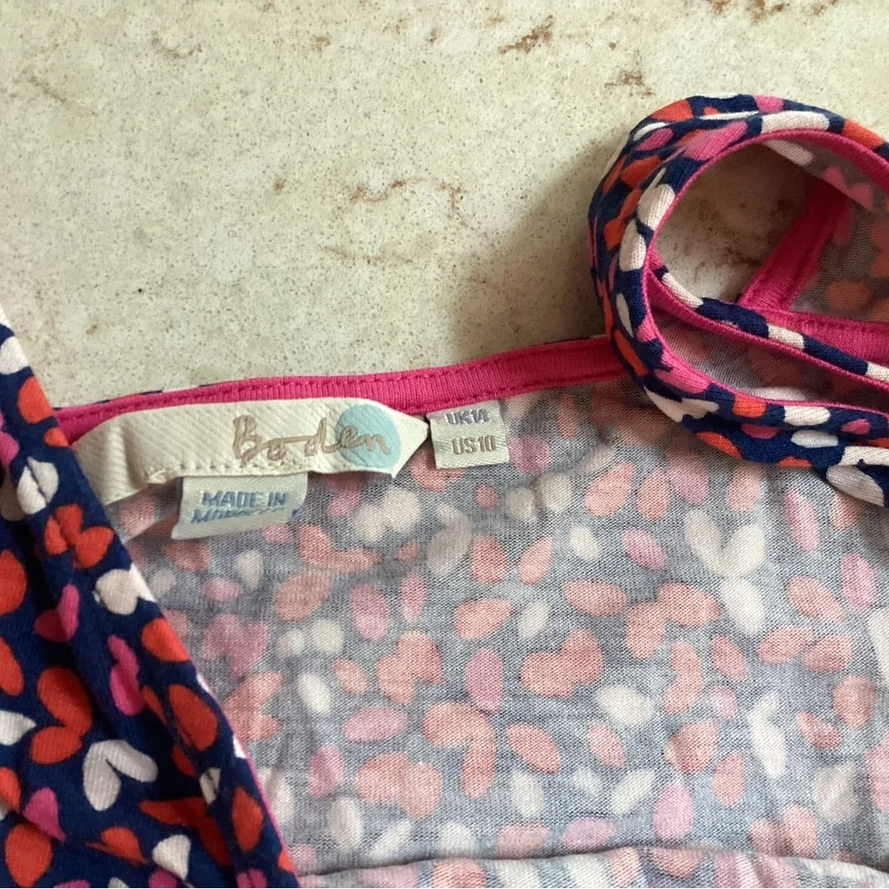Boden red-white-blue faux-wrap tanktop, 10 - Picture 4 of 5